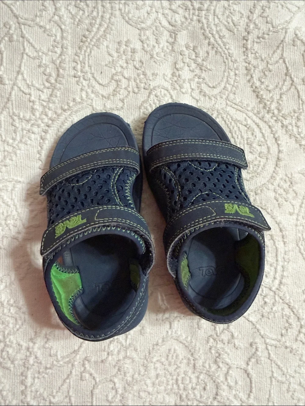 Teva Size 9 Toddler Navy Kids Active Outdoor Sandals